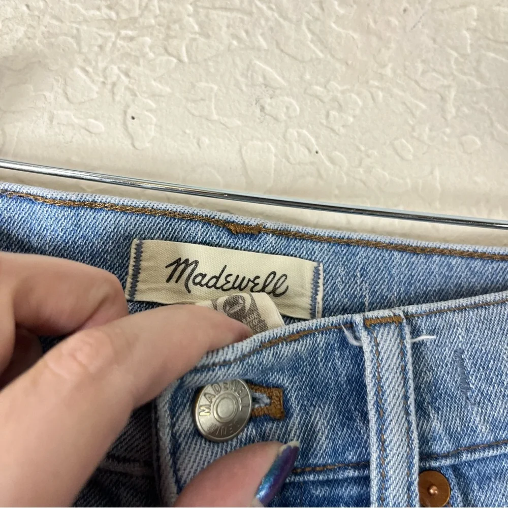 Madewell The Perfect Vintage Wide Leg Crop Jeans Altoona Wash Comfort Stretch - Picture 13 of 15